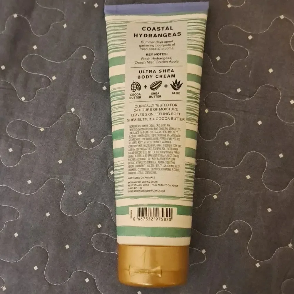 Bath & Body Works Coastal Hydrangeas body cream